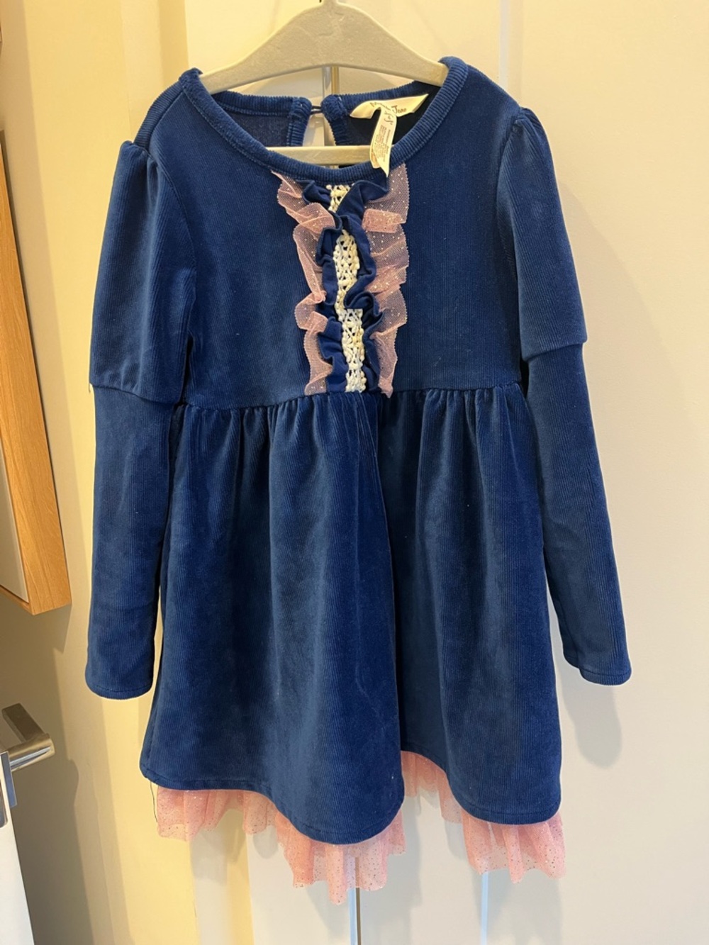 Matilda Jane Heart to Heart Clara Ribbed Velour Dress